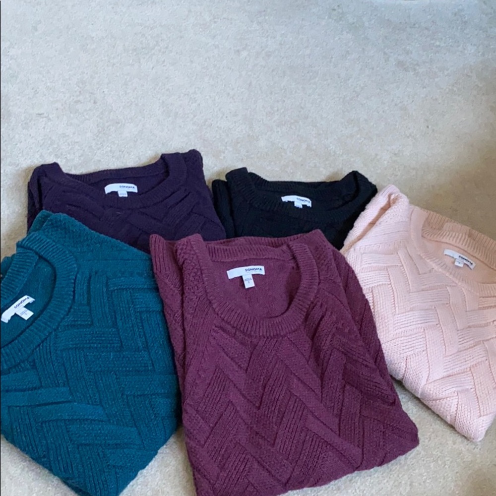BUNDLE of Sonoma Sweaters Size S - Picture 1 of 9